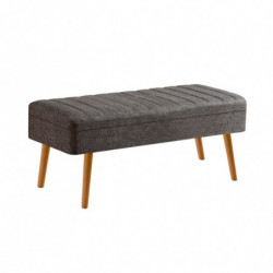 Set mesa comedor extensible y sillas (5 piezas) Vina 1053-4 pino atlántico antracita Practica Hogar