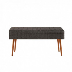 Set mesa comedor extensible y sillas (5 piezas) Vina 1053-4 pino atlántico antracita Practica Hogar