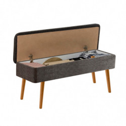 Set mesa comedor extensible y sillas (5 piezas) Vina 1053-4 pino atlántico antracita Practica Hogar