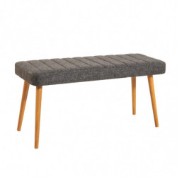 Set mesa comedor extensible y sillas (6 piezas) Santiago 1053-2 AB pino atlántico blanco antracita Practica Hogar