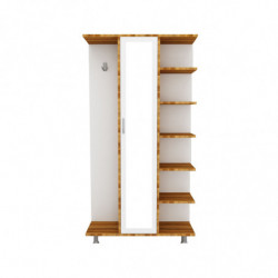 Recibidor Ceviz-L1306 roble blanco Practica Hogar