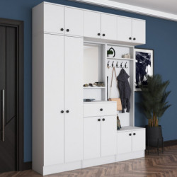 Recibidor EA104-2569 blanco Practica Hogar