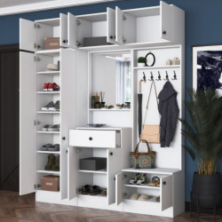 Recibidor EA104-2569 blanco Practica Hogar