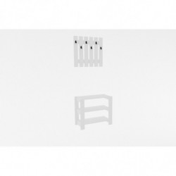 Recibidor Friends blanco Practica Hogar