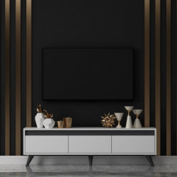 Mueble TV Century Blanco Practica Hogar