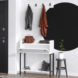 Recibidor Poly blanco negro Practica Hogar