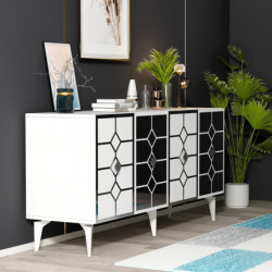 Aparador irmak Blanco Plata Practica Hogar