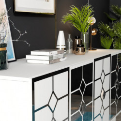 Aparador irmak Blanco Plata Practica Hogar