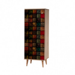 Conjunto de muebles de pasillo Filinta-723-1070 sonomo verde Practica Hogar
