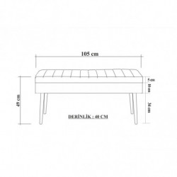 Conjunto de muebles de pasillo Filinta-723-1070 sonomo verde Practica Hogar