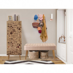 Conjunto de muebles de pasillo Filinta-731-0900 piedra sonomo Practica Hogar