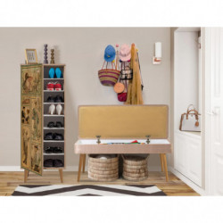 Conjunto de muebles de pasillo Filinta-732 0900 piedra sonomo Practica Hogar