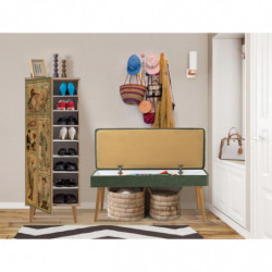 Conjunto de muebles de pasillo Filinta-732 1070 sonomo verde Practica Hogar