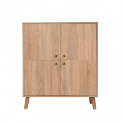 Conjunto de muebles de pasillo Multilux-200 0900 piedra sonomo Practica Hogar