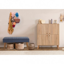 Conjunto de muebles de pasillo Multilux-200 1048 sonomo azul oscuro Practica Hogar
