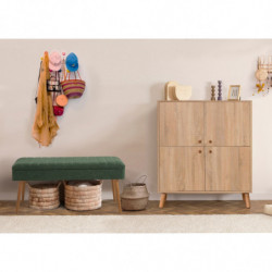 Conjunto de muebles de pasillo Multilux-200 1070 sonomo verde Practica Hogar
