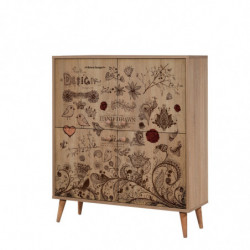 Conjunto de muebles de pasillo Multilux-731-0900 piedra sonomo Practica Hogar
