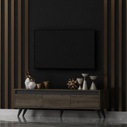 Mueble TV Century Nogal Practica Hogar