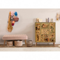 Conjunto de muebles de pasillo Multilux-732 0900 piedra sonomo Practica Hogar