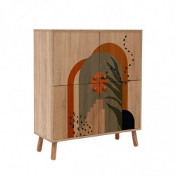 Conjunto de muebles de pasillo Multilux-985-0900 piedra sonomo Practica Hogar