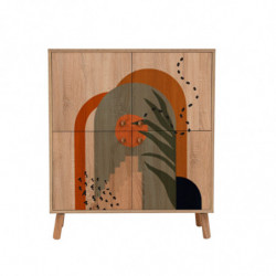 Conjunto de muebles de pasillo Multilux-985-0900 piedra sonomo Practica Hogar