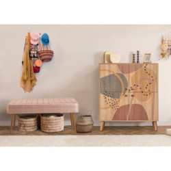 Conjunto de muebles de pasillo Multilux-Form-0900 piedra sonomo Practica Hogar
