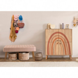 Conjunto de muebles de pasillo Multilux-iris-0900 piedra sonomo Practica Hogar