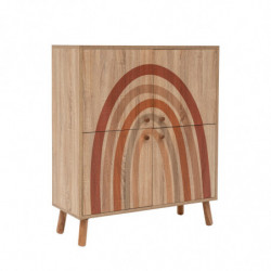 Conjunto de muebles de pasillo Multilux-iris-0900 piedra sonomo Practica Hogar