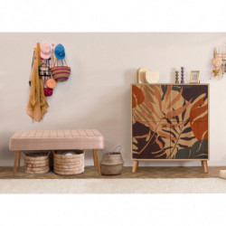 Conjunto de muebles de pasillo Multilux piedra sonomo Practica Hogar