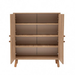 Conjunto de muebles de pasillo Multilux sonomo azul oscuro Practica Hogar