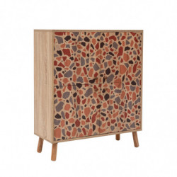 Conjunto de muebles de pasillo Multilux-Pebbl 1048 sonomo azul oscuro Practica Hogar