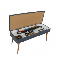 Conjunto de muebles de pasillo Multilux-Pebbl 1048 sonomo azul oscuro Practica Hogar