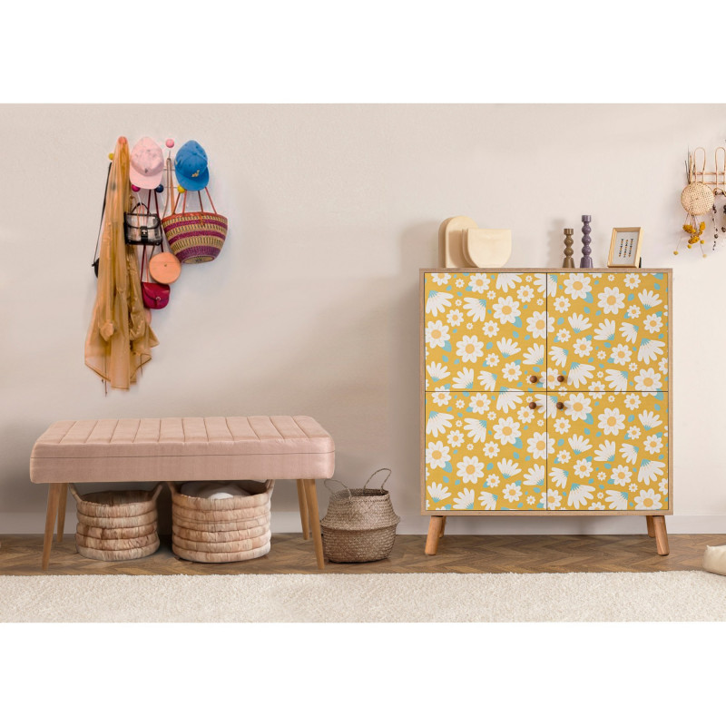 Conjunto de muebles de pasillo Multilux-Posy-0900 piedra sonomo Practica Hogar Conjunto de muebles de pasillo Multilux-Posy-0900 piedra sonomo Practica Hogar