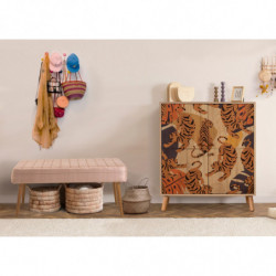 Conjunto de muebles de pasillo Multilux-Tigris-0900 piedra sonomo Practica Hogar
