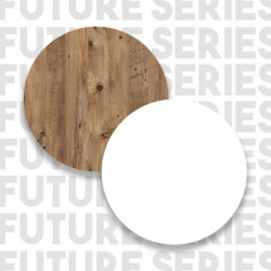 Conjunto de muebles de salón FR18-AW pino atlántico blanco Practica Hogar