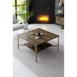 Conjunto de muebles de salón Line negro nogal Practica Hogar