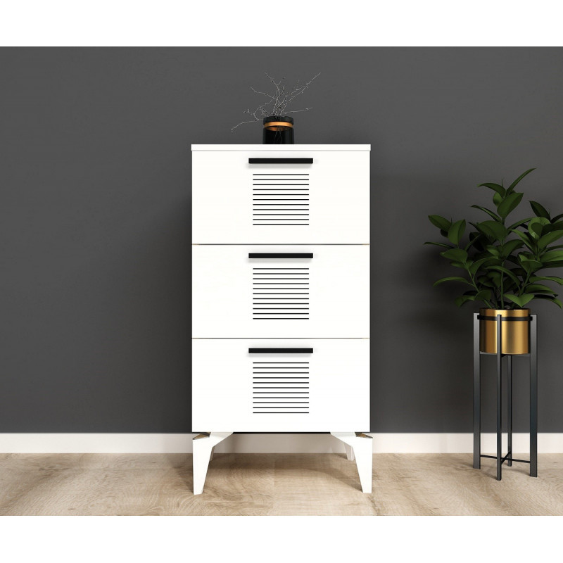 Gabinete multiusos Asimo H Blanco Practica Hogar