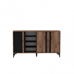 Conjunto de muebles de salón Lachin antracita atlántico Practica Hogar