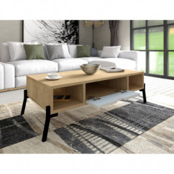 Conjunto de muebles de salón Lifano zafiro roble blanco Practica Hogar