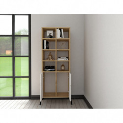 Conjunto de muebles de salón Lifano zafiro roble blanco Practica Hogar