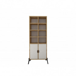 Conjunto de muebles de salón Lifano zafiro roble blanco Practica Hogar