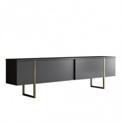 Conjunto de muebles de salón Luxe Set dorado antracita Practica Hogar