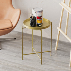 Mesa de centro Shb-007-A Oro Practica Hogar
