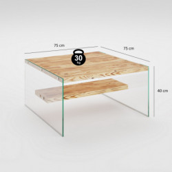Conjunto de muebles de salón Niagara S102 roble Practica Hogar
