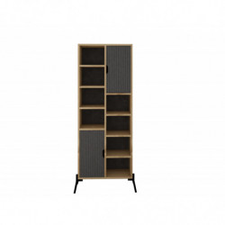 Conjunto de muebles de salón Trotse zafiro roble antracita Practica Hogar