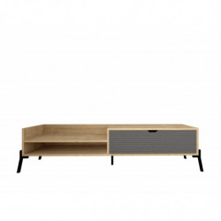 Conjunto de muebles de salón Trotse zafiro roble antracita Practica Hogar