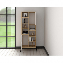 Conjunto de muebles de salón Trotse zafiro roble blanco Practica Hogar