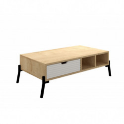 Conjunto de muebles de salón Trotse zafiro roble blanco Practica Hogar
