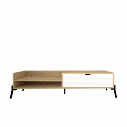 Conjunto de muebles de salón Trotse zafiro roble blanco Practica Hogar