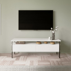Conjunto de muebles de salón Tuana-L3020 blanco Practica Hogar